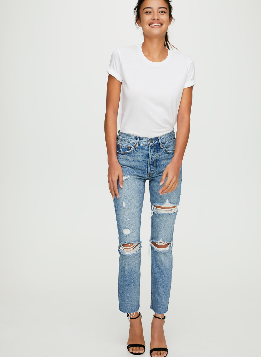 karolina high waist skinny jeans