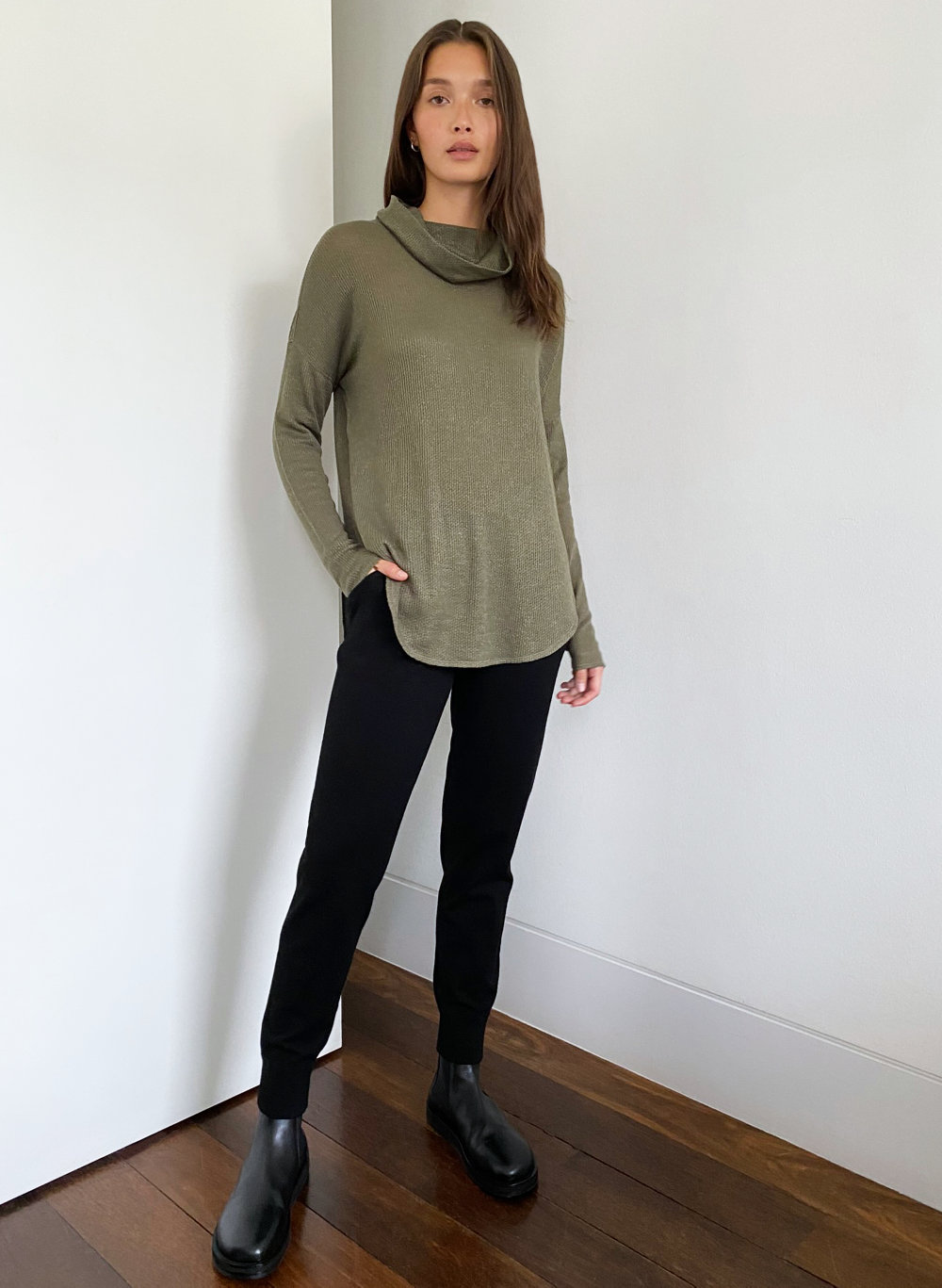 The Group by Babaton THERMAL COWLNECK | Aritzia US