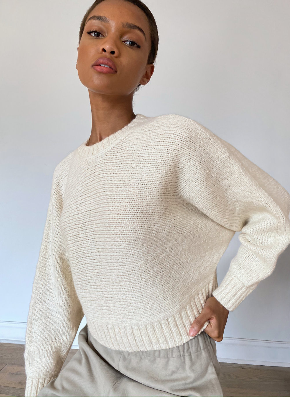 aritzia alpaca sweater