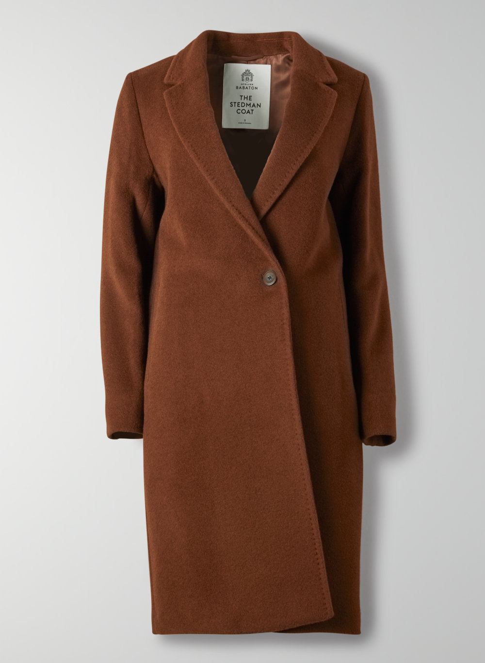 camel coat aritzia