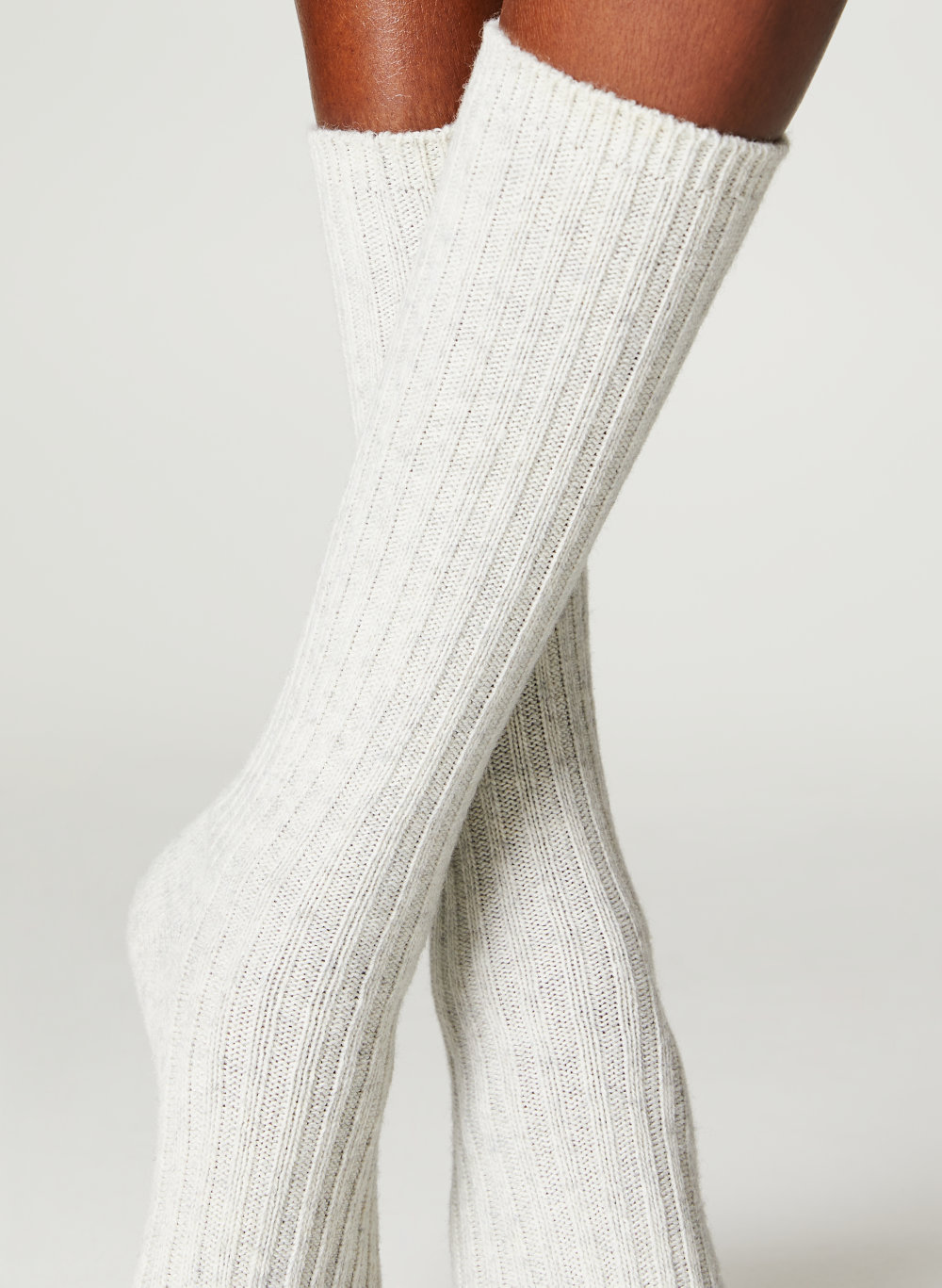 Main Character COZY RIBBED CREW SOCK Aritzia CA