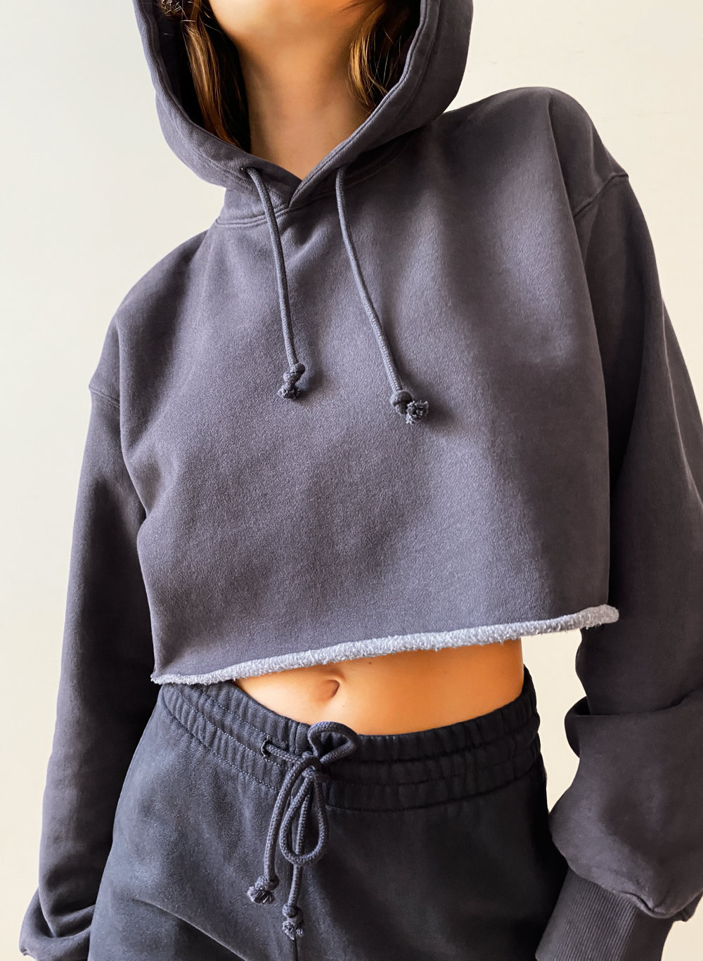 aritzia cropped hoodie