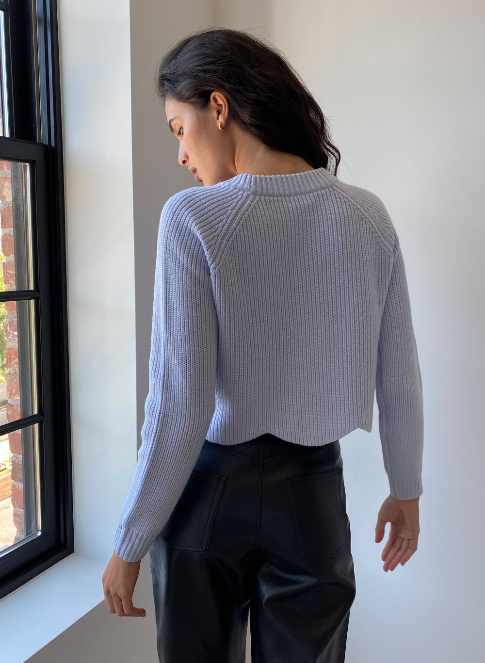 aritzia scalloped sweater