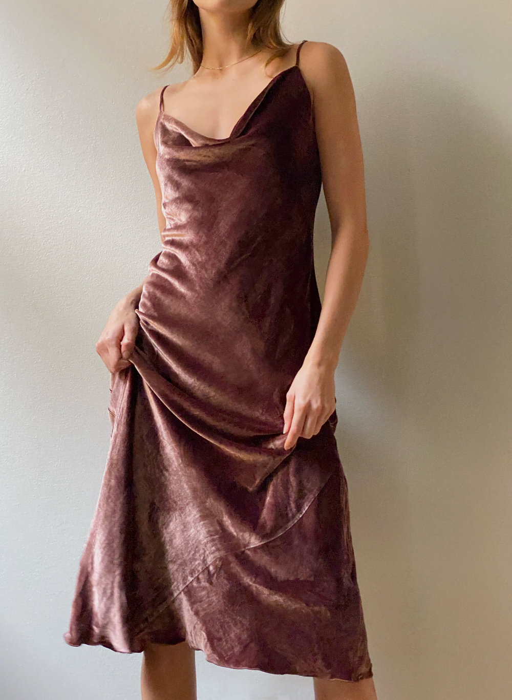 aritzia velvet dress