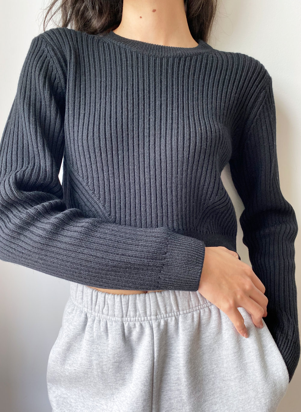 sweater with skirt yarn