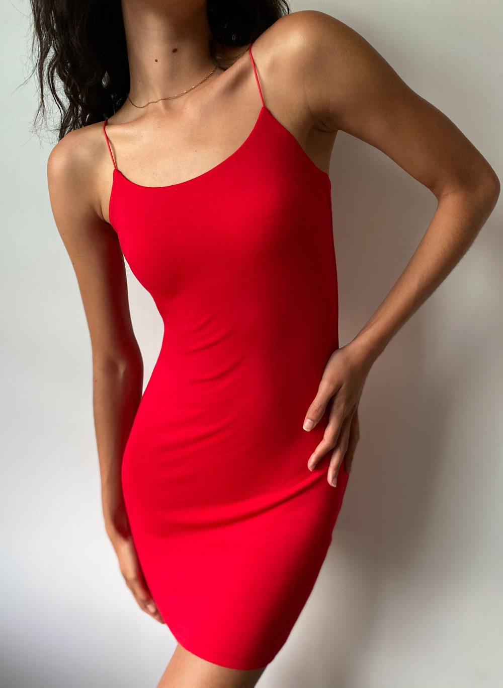 red dress aritzia