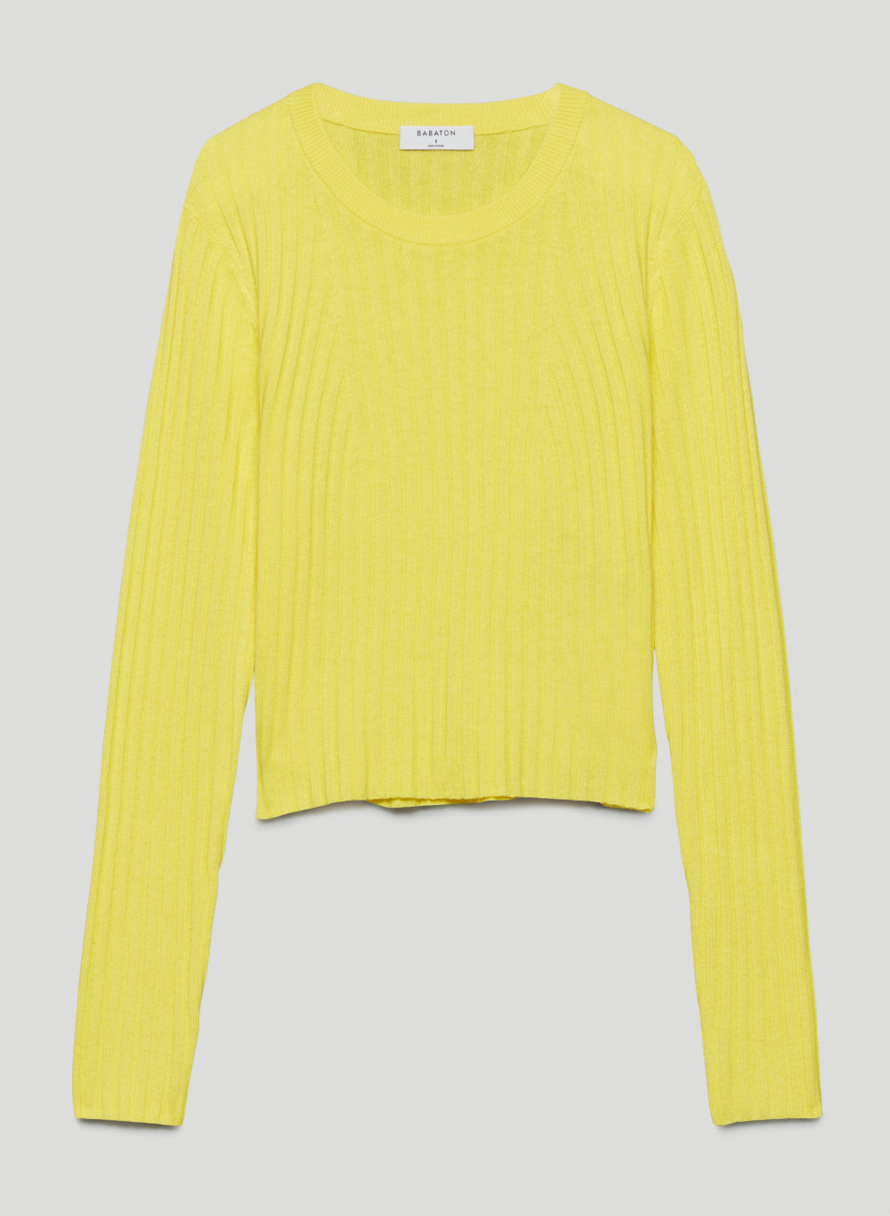 aritzia yellow sweater
