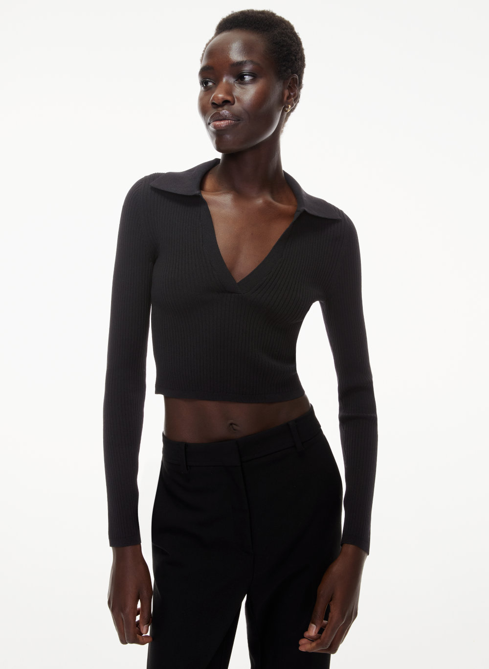 Babaton EXCERPT SCULPT KNIT LONGSLEEVE Aritzia INTL