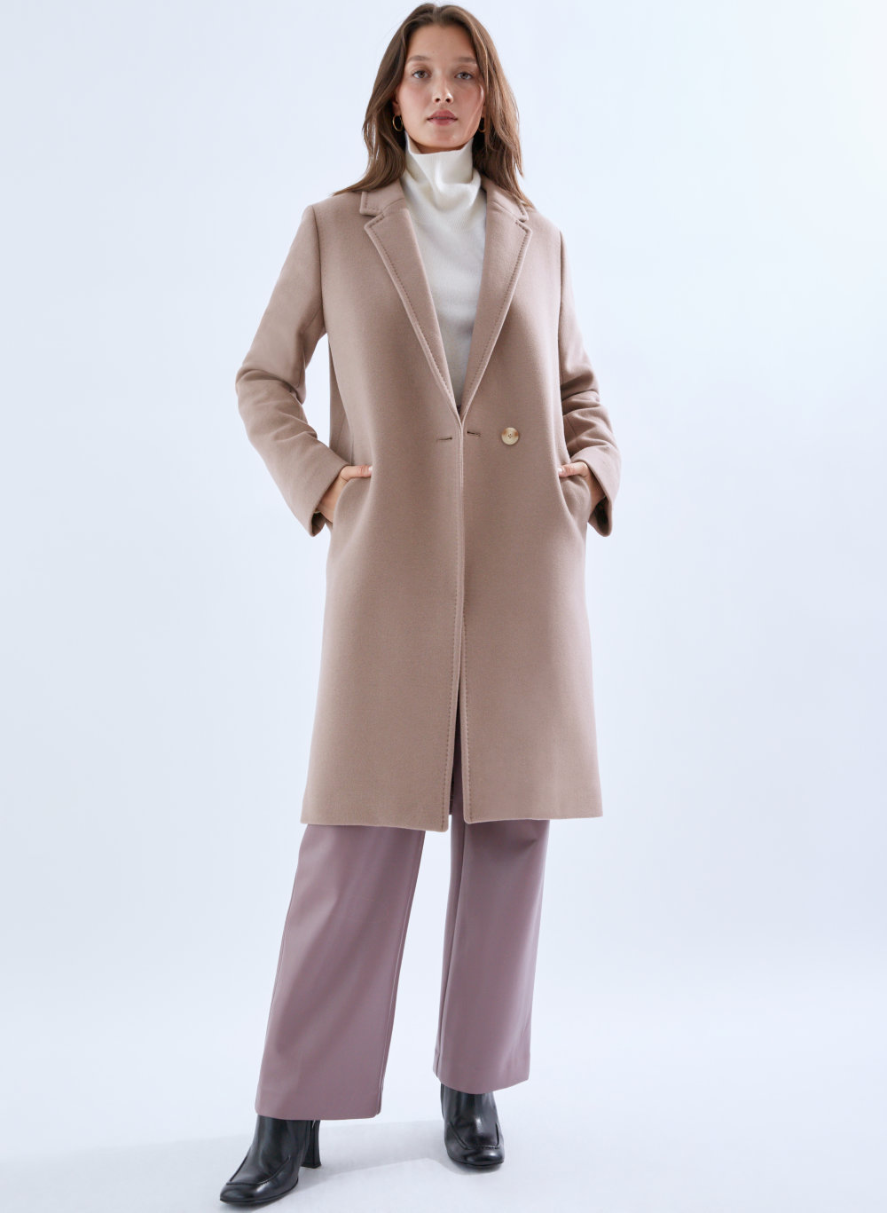 aritzia babaton wool coat
