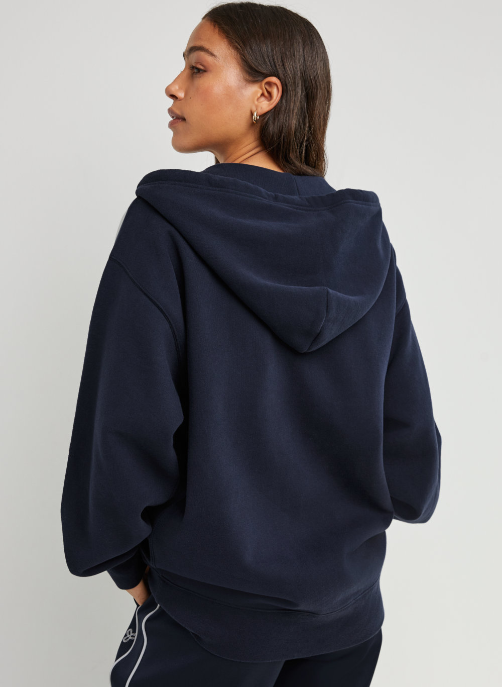 Tna COZY FLEECE BOYFRIEND ZIPUP HOODIE Aritzia CA