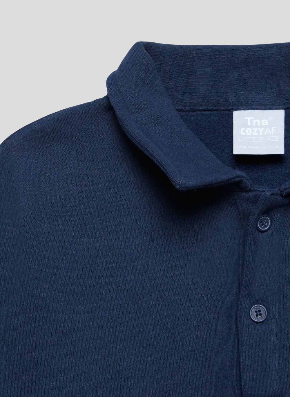 polo style sweatshirt