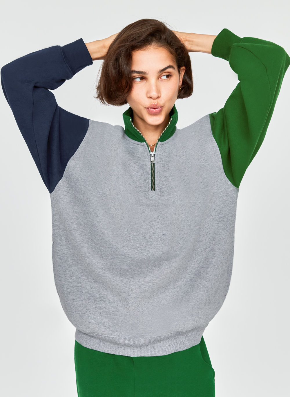 cozy quarter zip