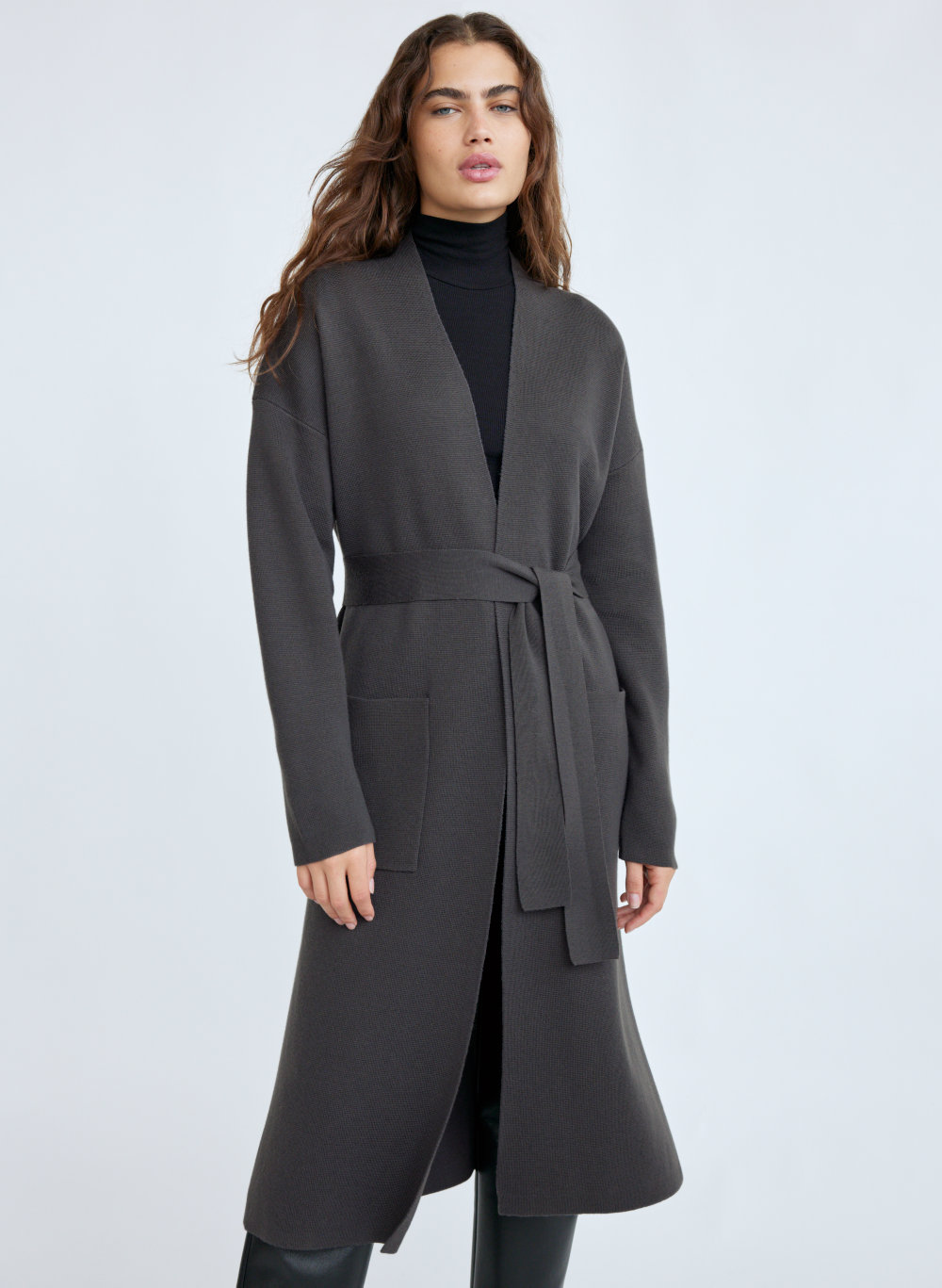 aritzia wool cardigan