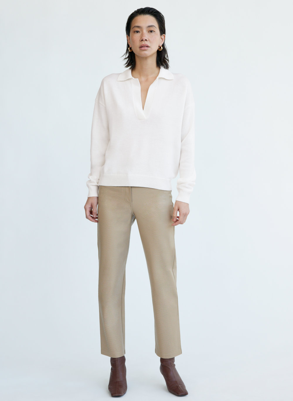 aritzia white sweater