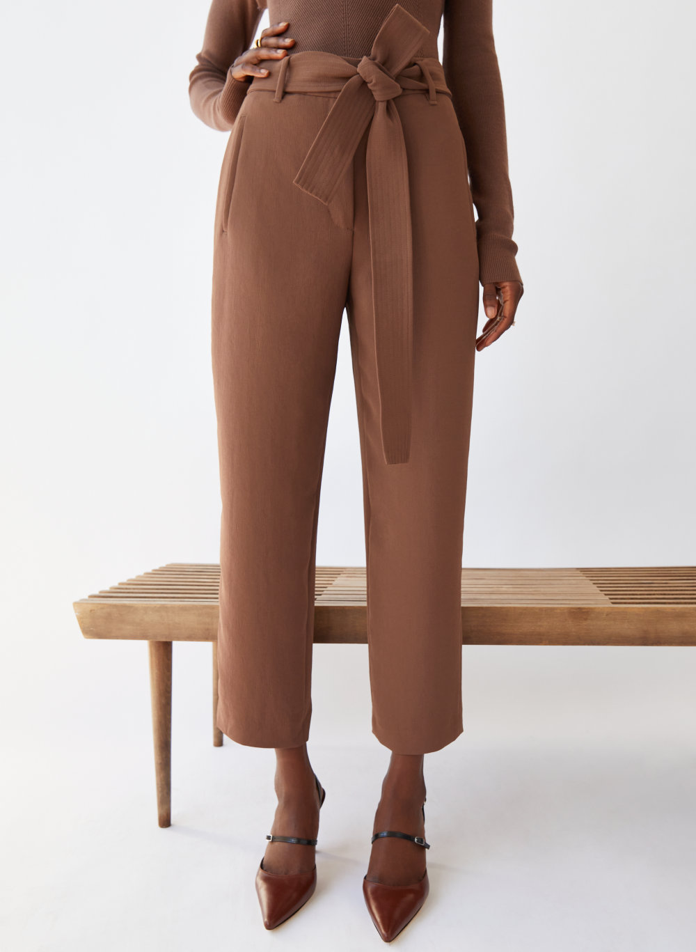 pants with belt
