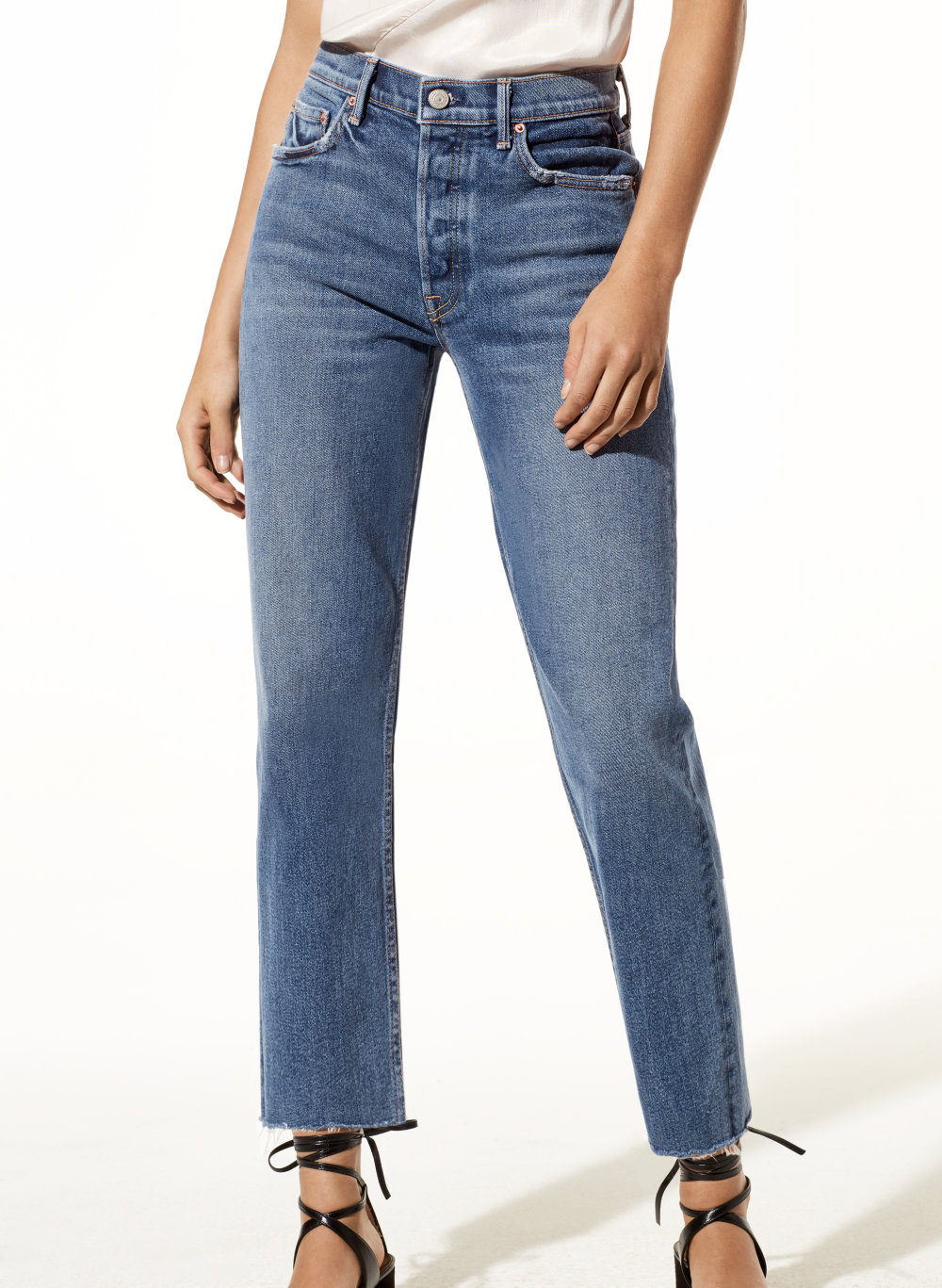 GRLFRND HELENA CROP GROOVY | Aritzia