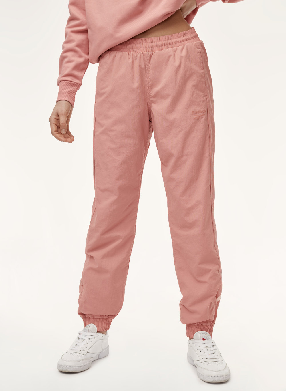 reebok trousers pink