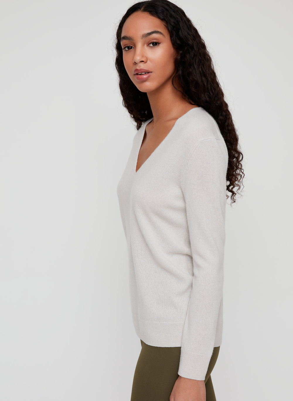 The Group by Babaton LUXE CASHMERE V-NECK | Aritzia US
