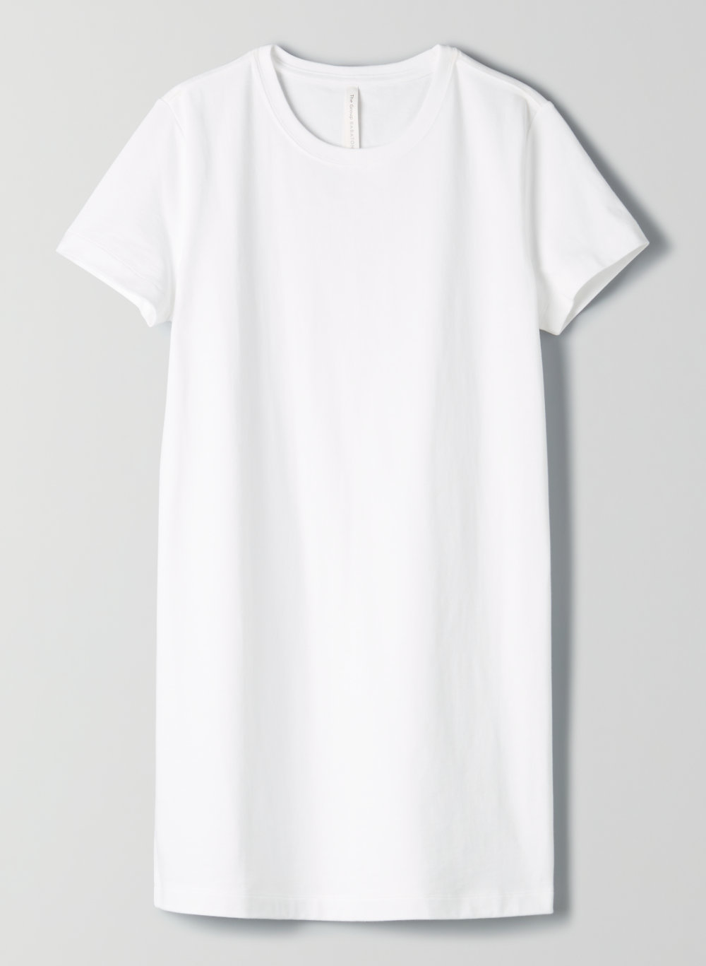 dress and white t shirt