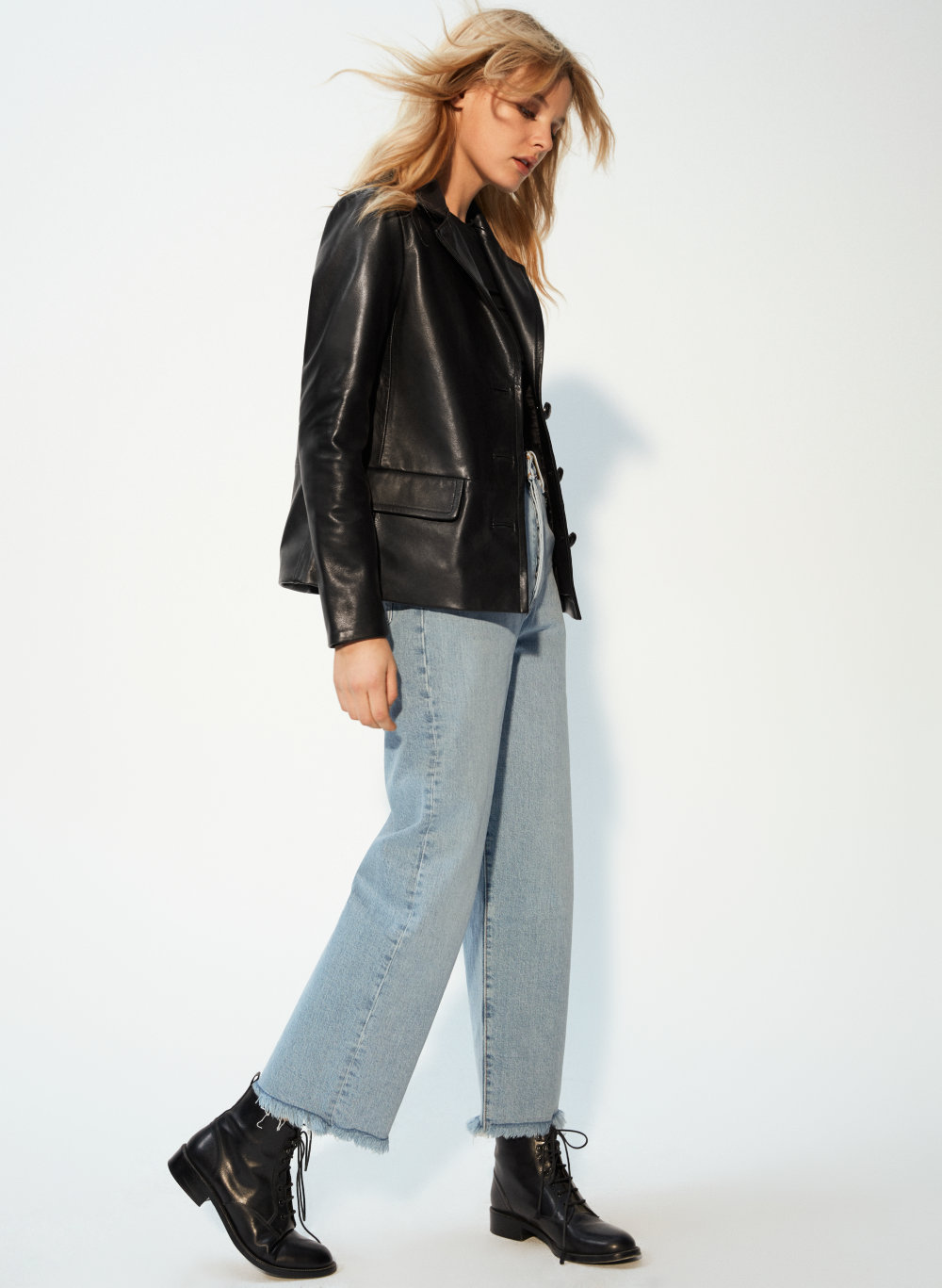 leather jacket aritzia