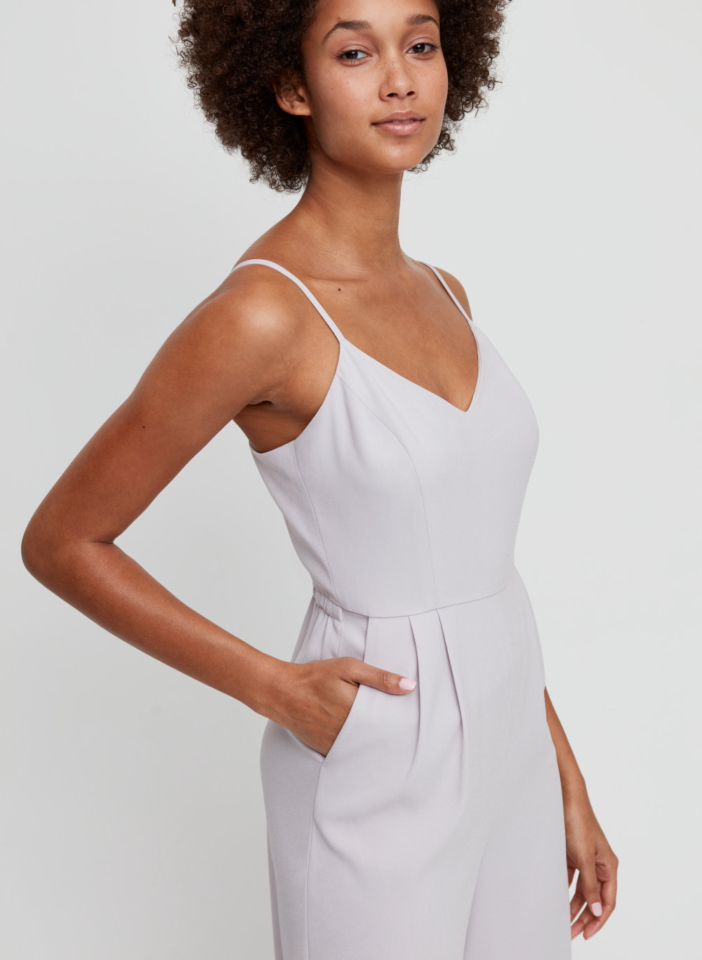 aritzia white jumpsuit