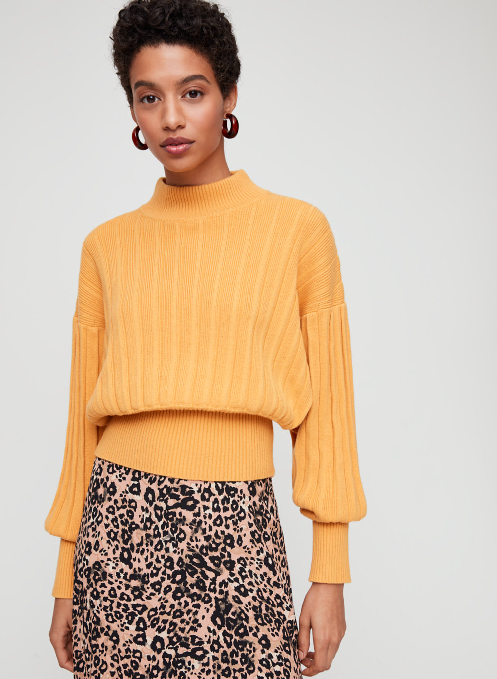 Aritzia yellow sweater Clearance