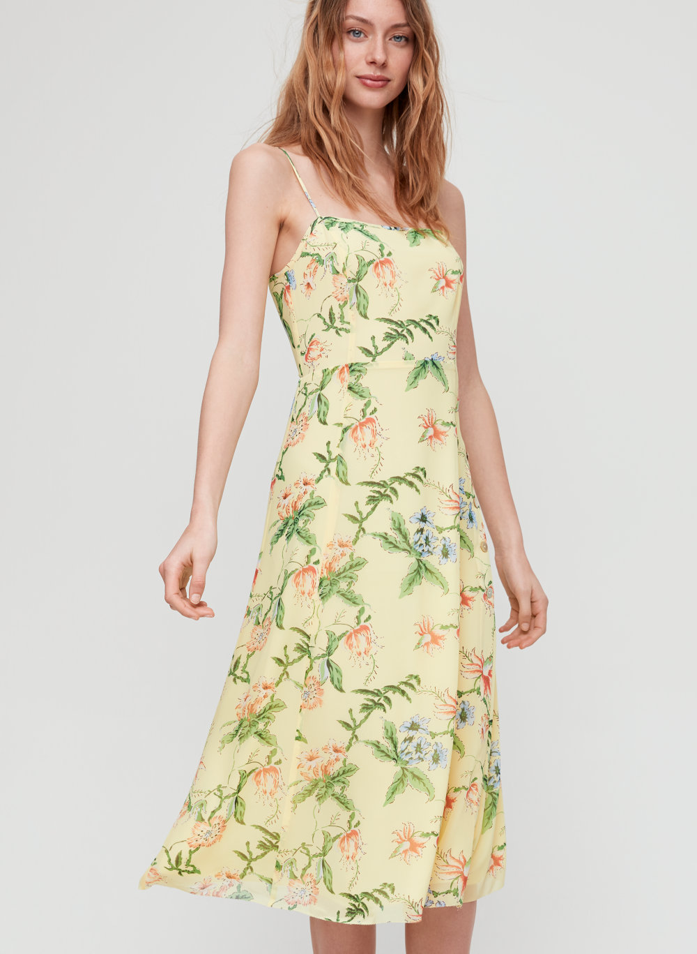 aritzia floral dress