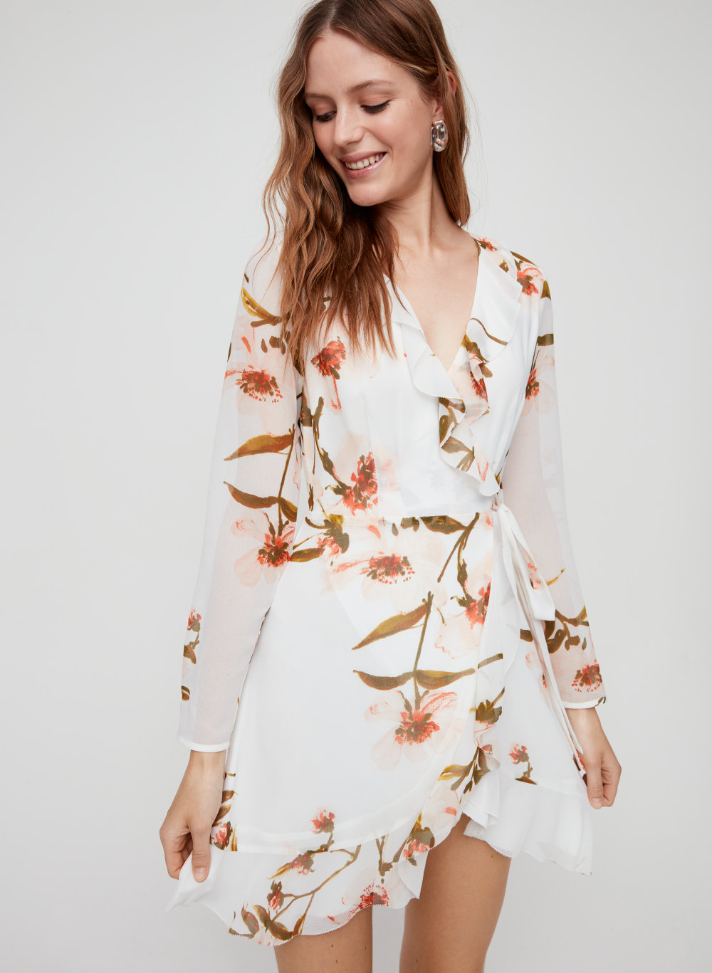 aritzia floral dress