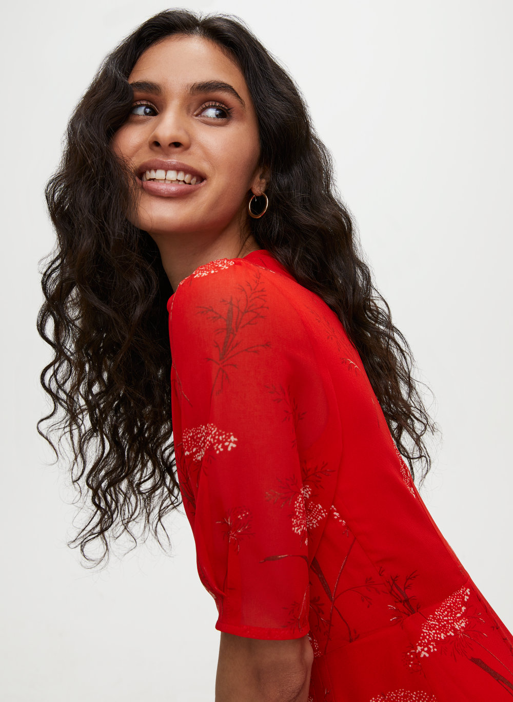 aritzia button front dress
