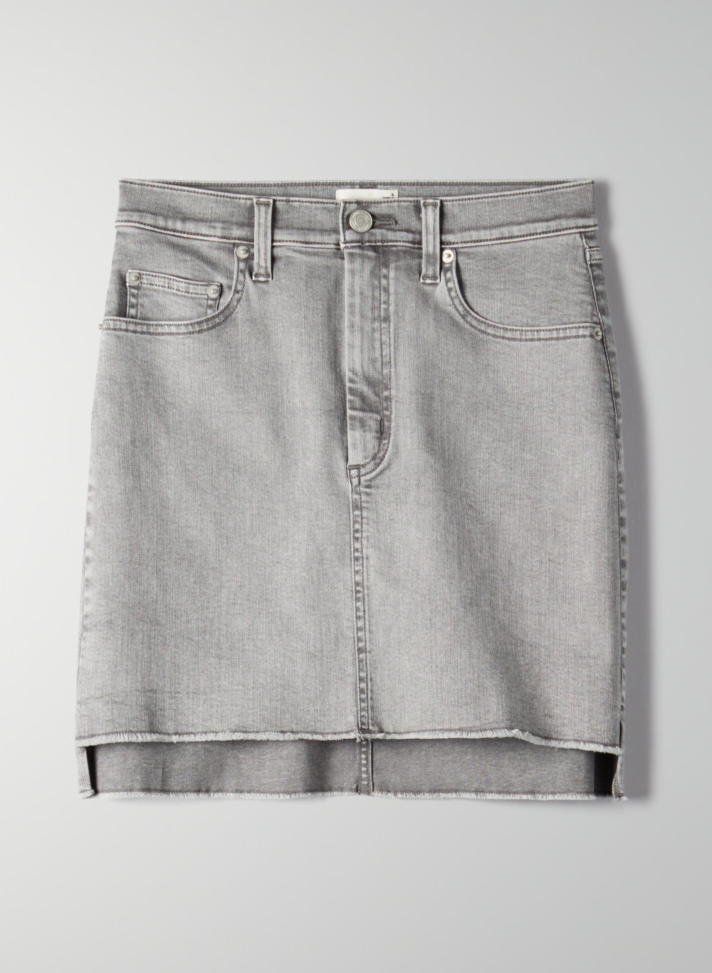 aritzia denim skirt