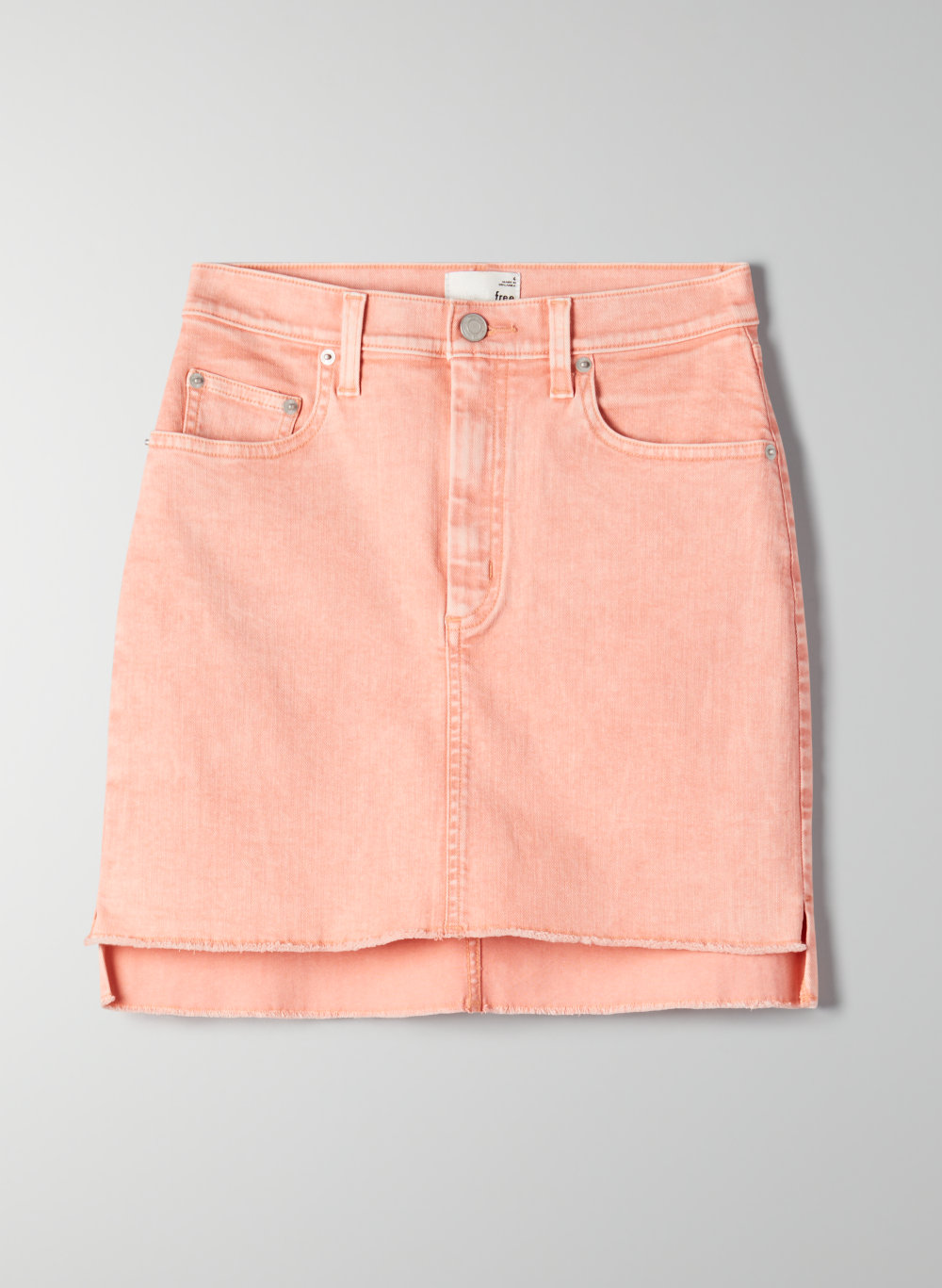 aritzia denim skirt