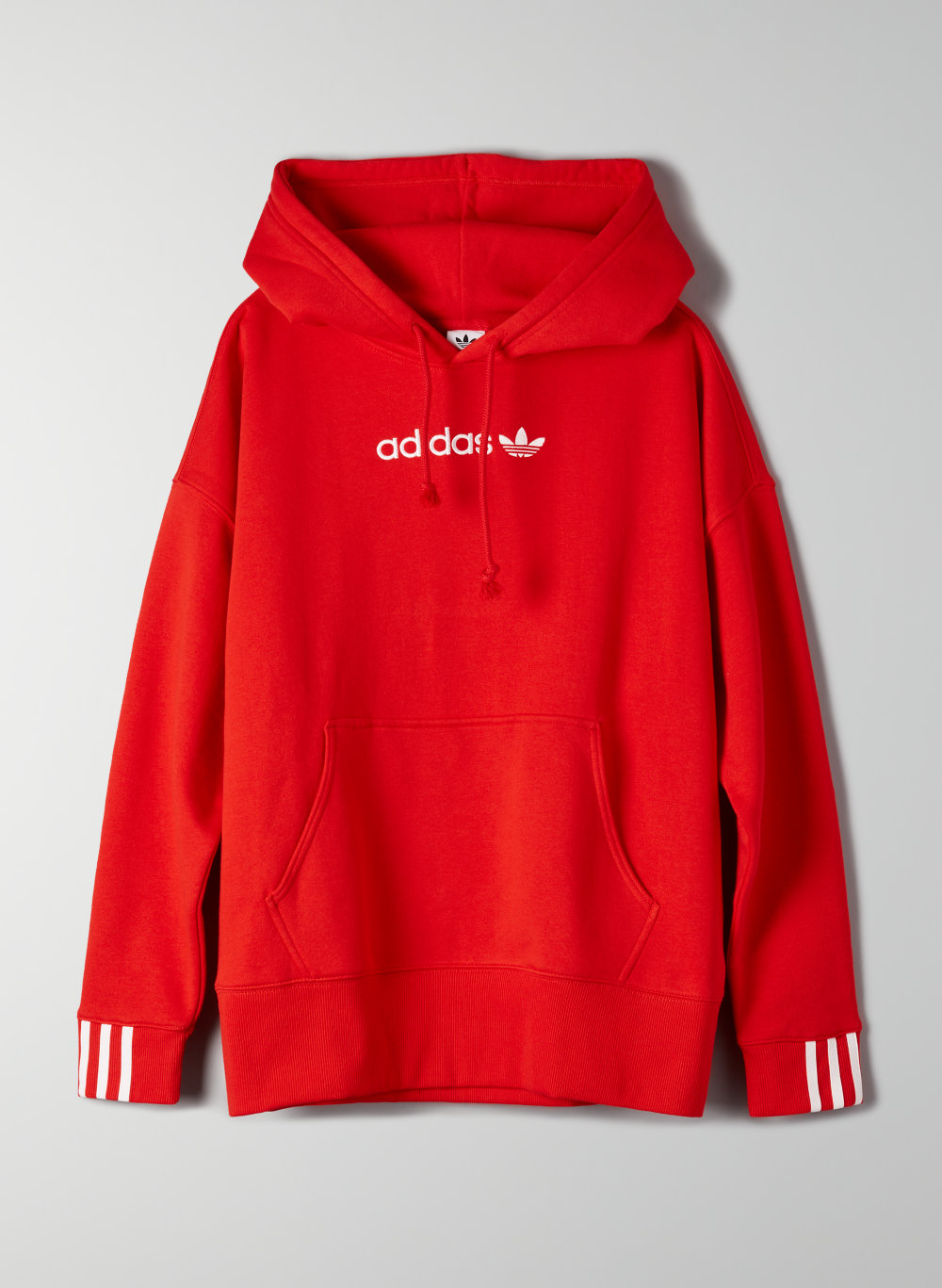 adidas red coeeze sweatshirt
