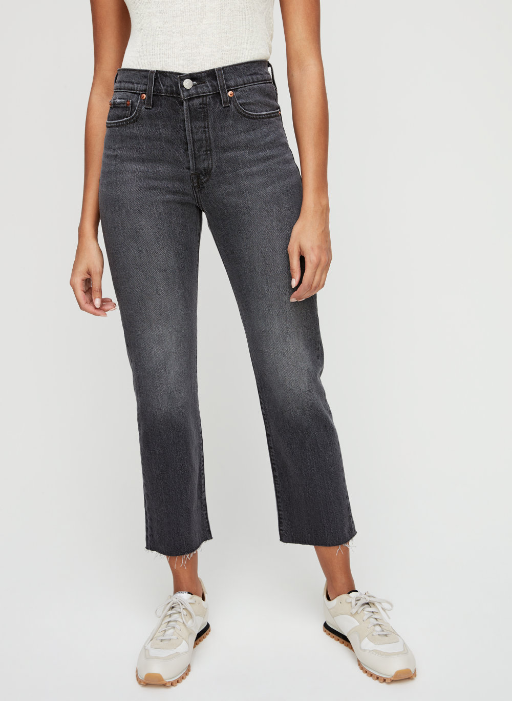 levi's wedgie straight jeans black