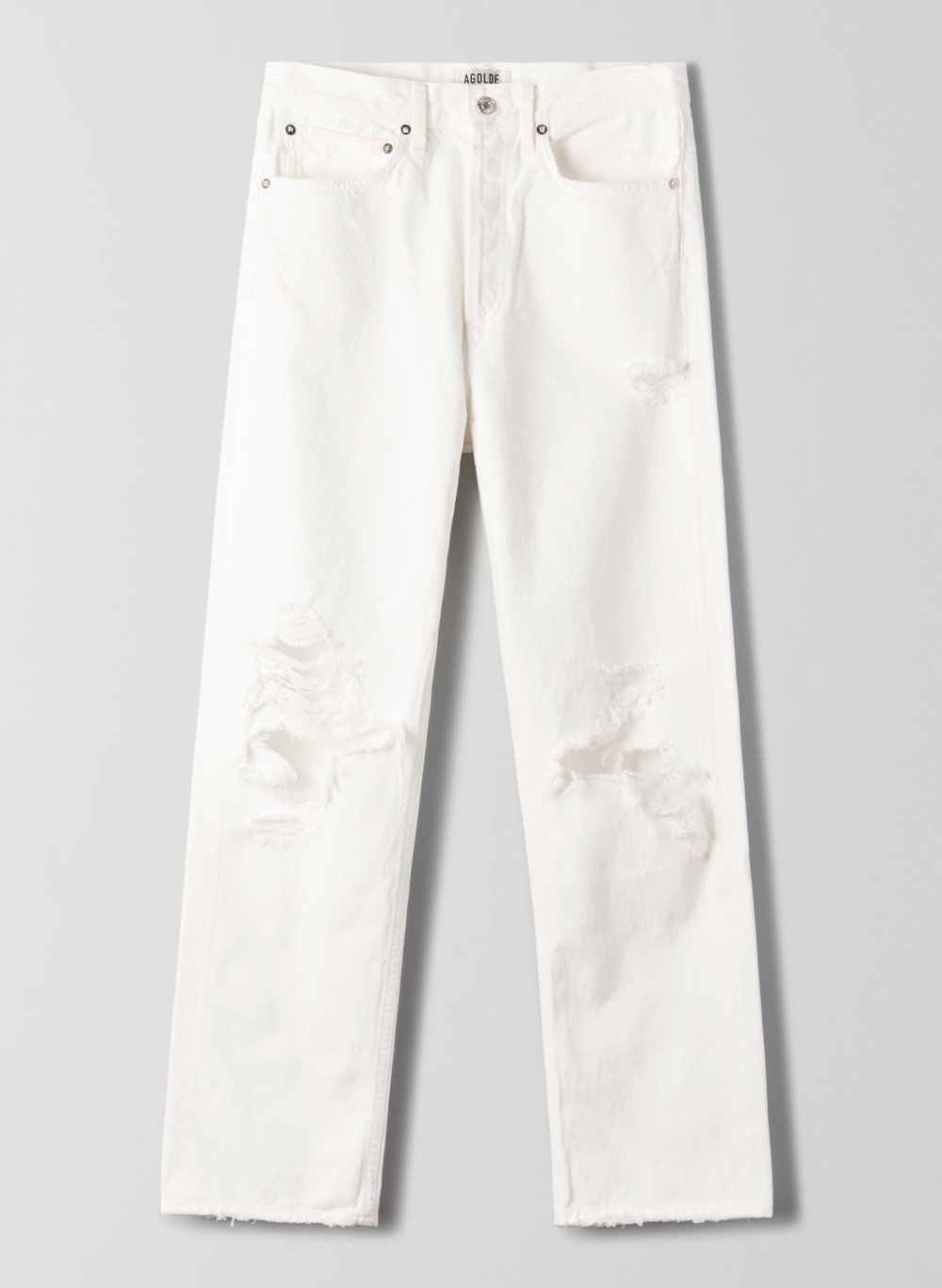 agolde jeans white