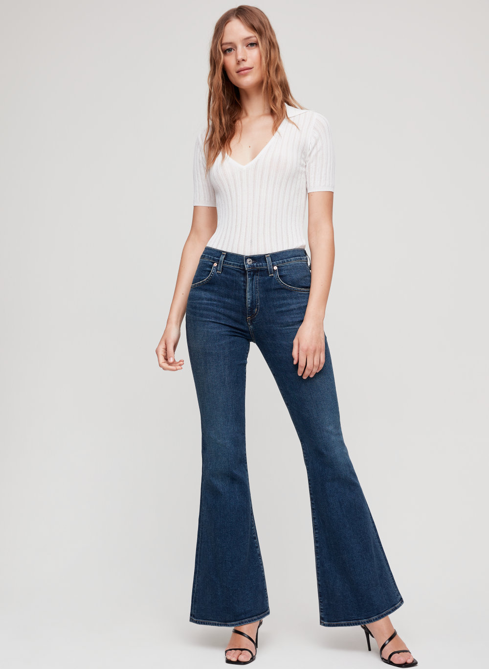citizens of humanity chloe flare jeans