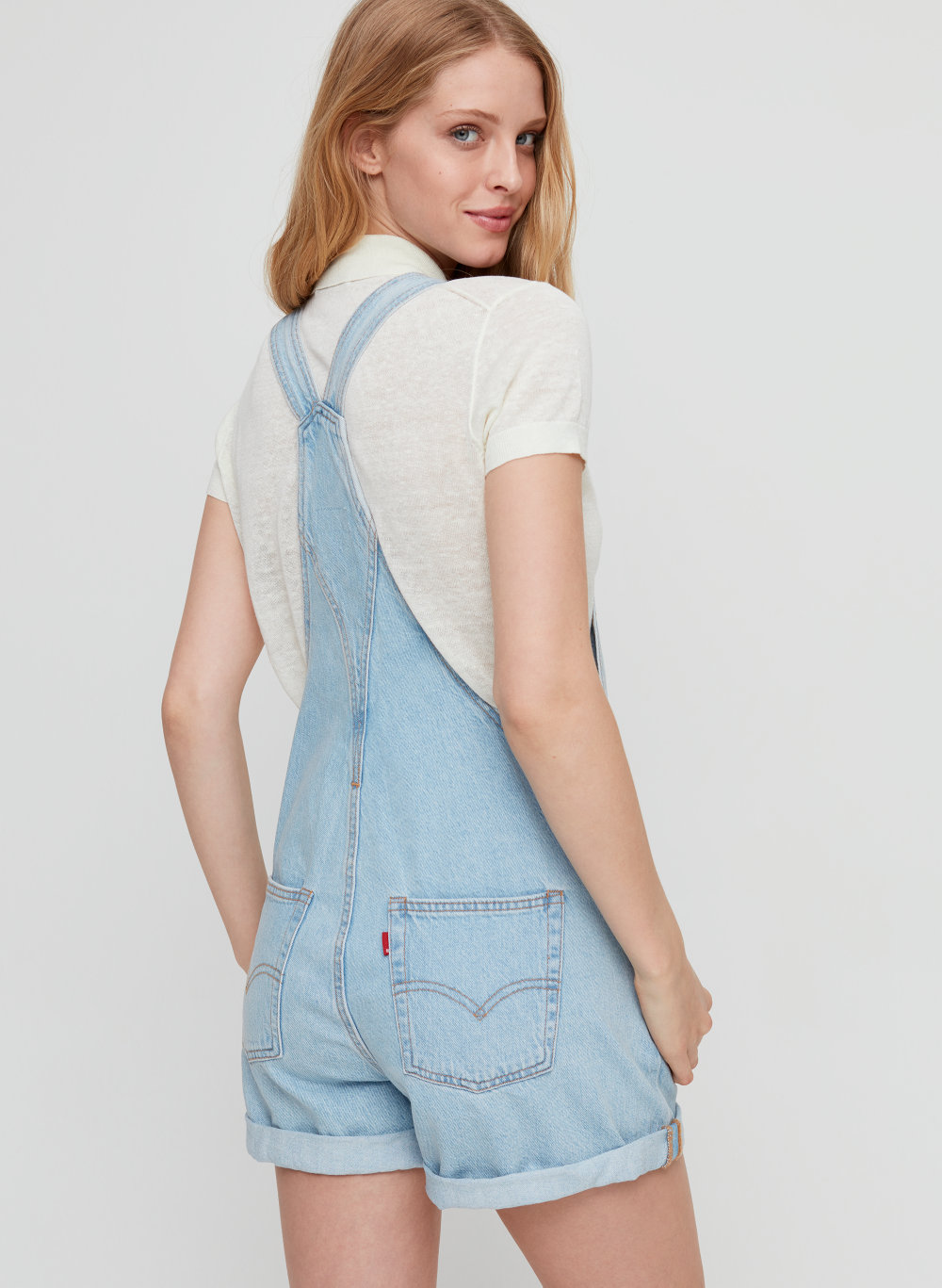 levis overall shorts