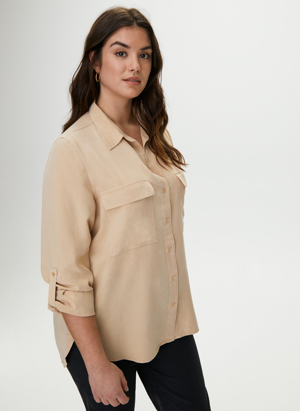 The Group by Babaton UTILITY BUTTON-UP | Aritzia US