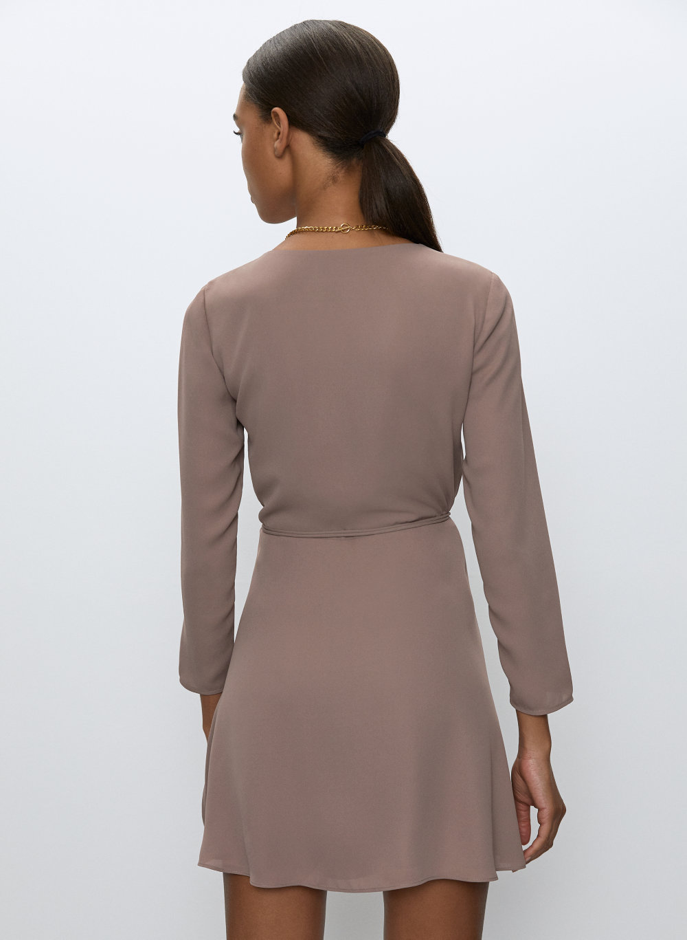 aritzia babaton wrap dress