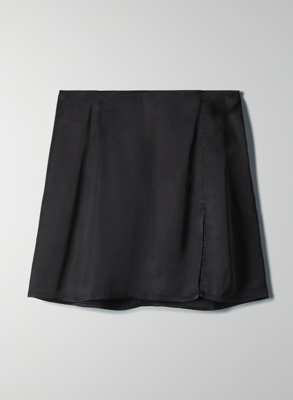 just black tatiana denim skirt