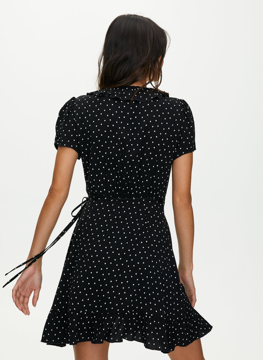 Sunday Best NEW RUFFLE WRAP DRESS Aritzia CA