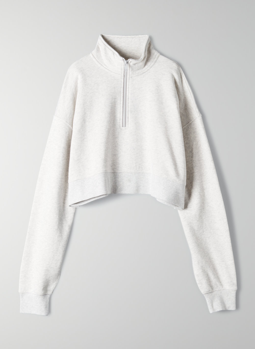 boyfriend half zip sweater