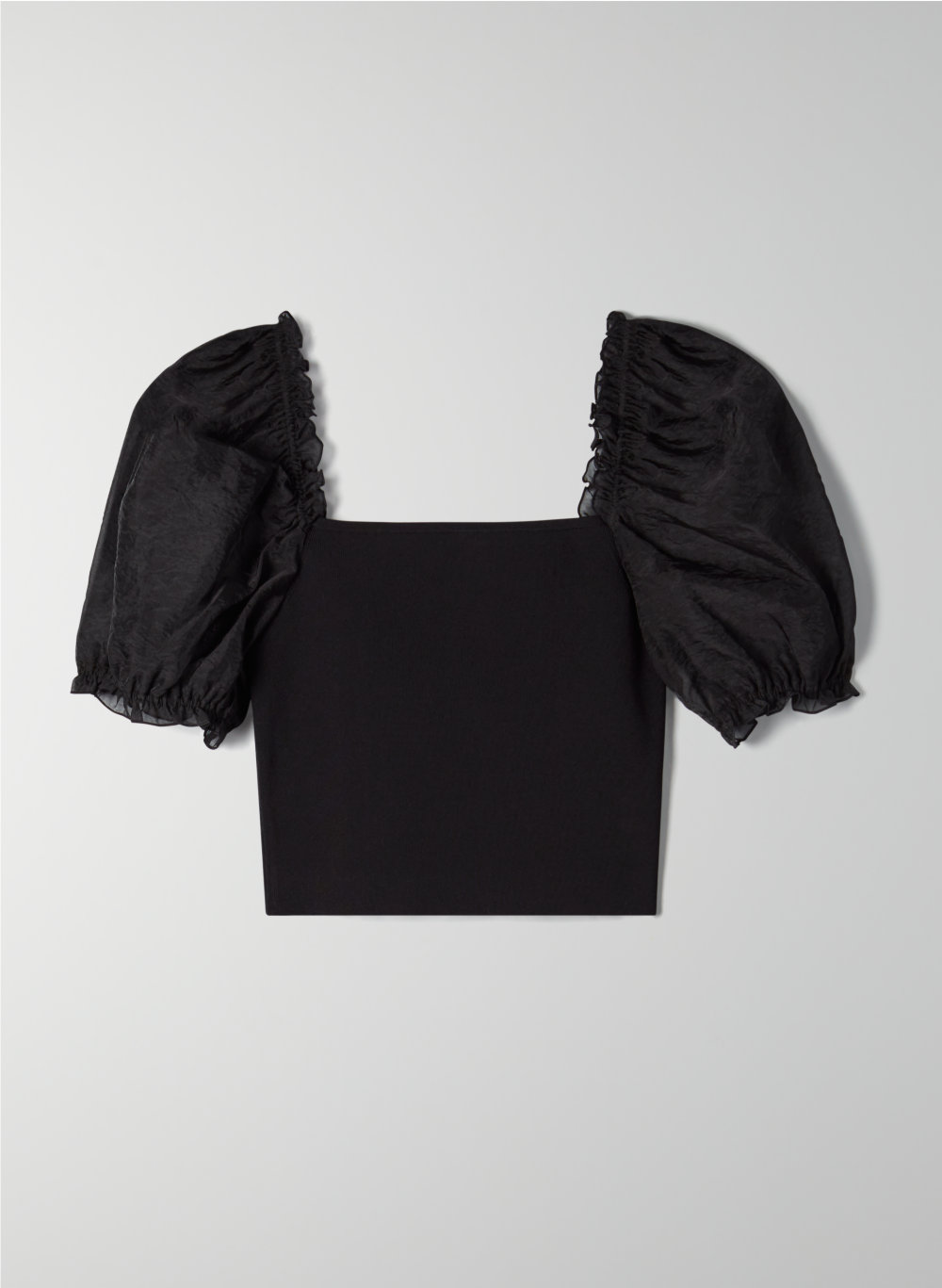 black dressy vest top
