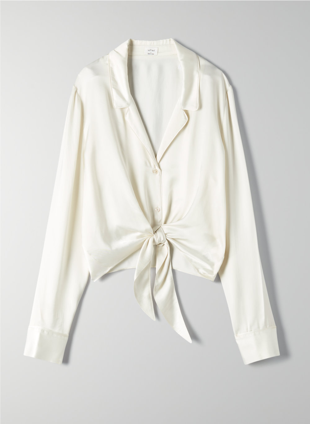 Wilfred NEW TIE-FRONT BLOUSE | Aritzia CA