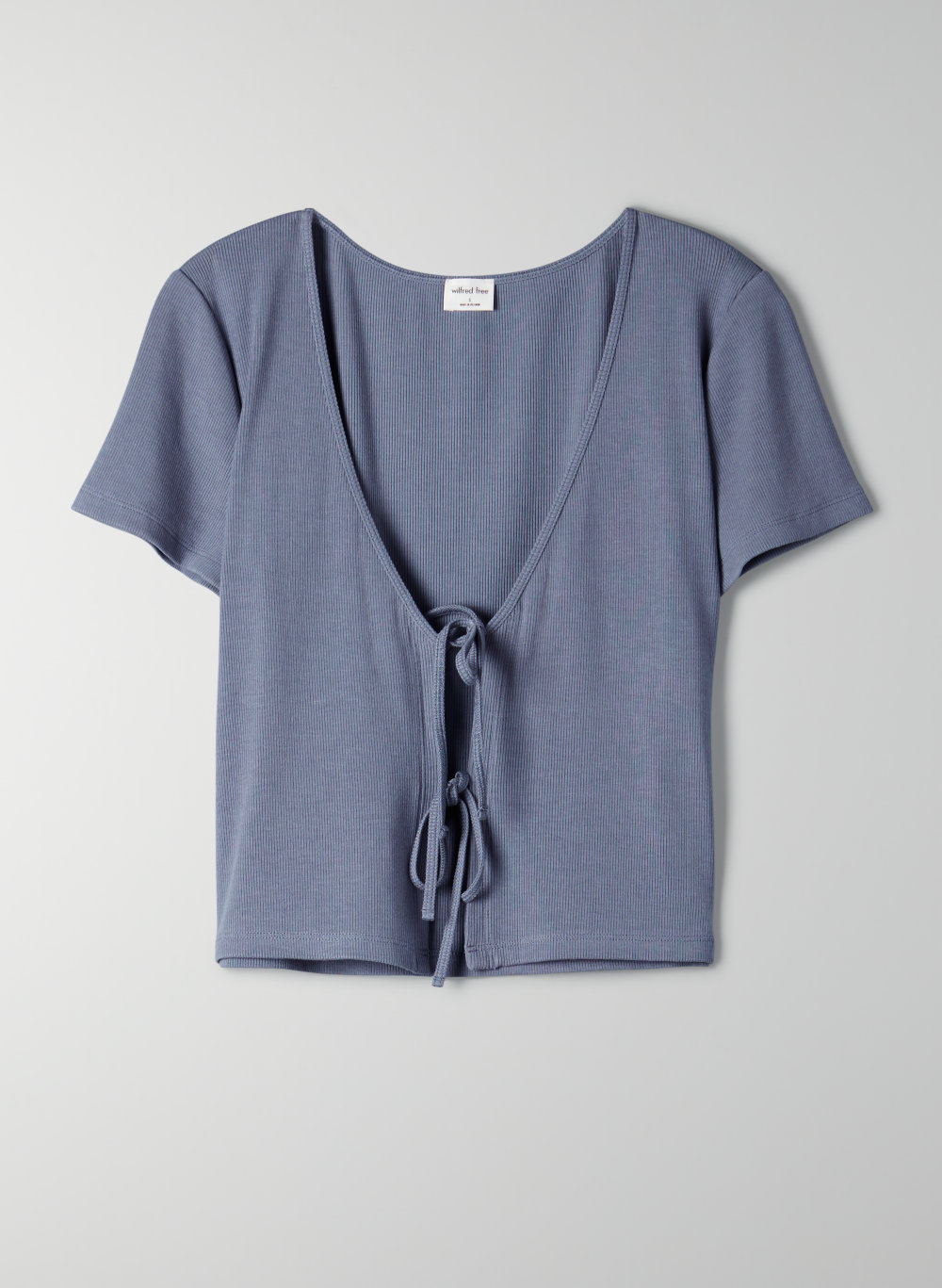 Wilfred Free ONLY TIE-FRONT T-SHIRT | Aritzia US