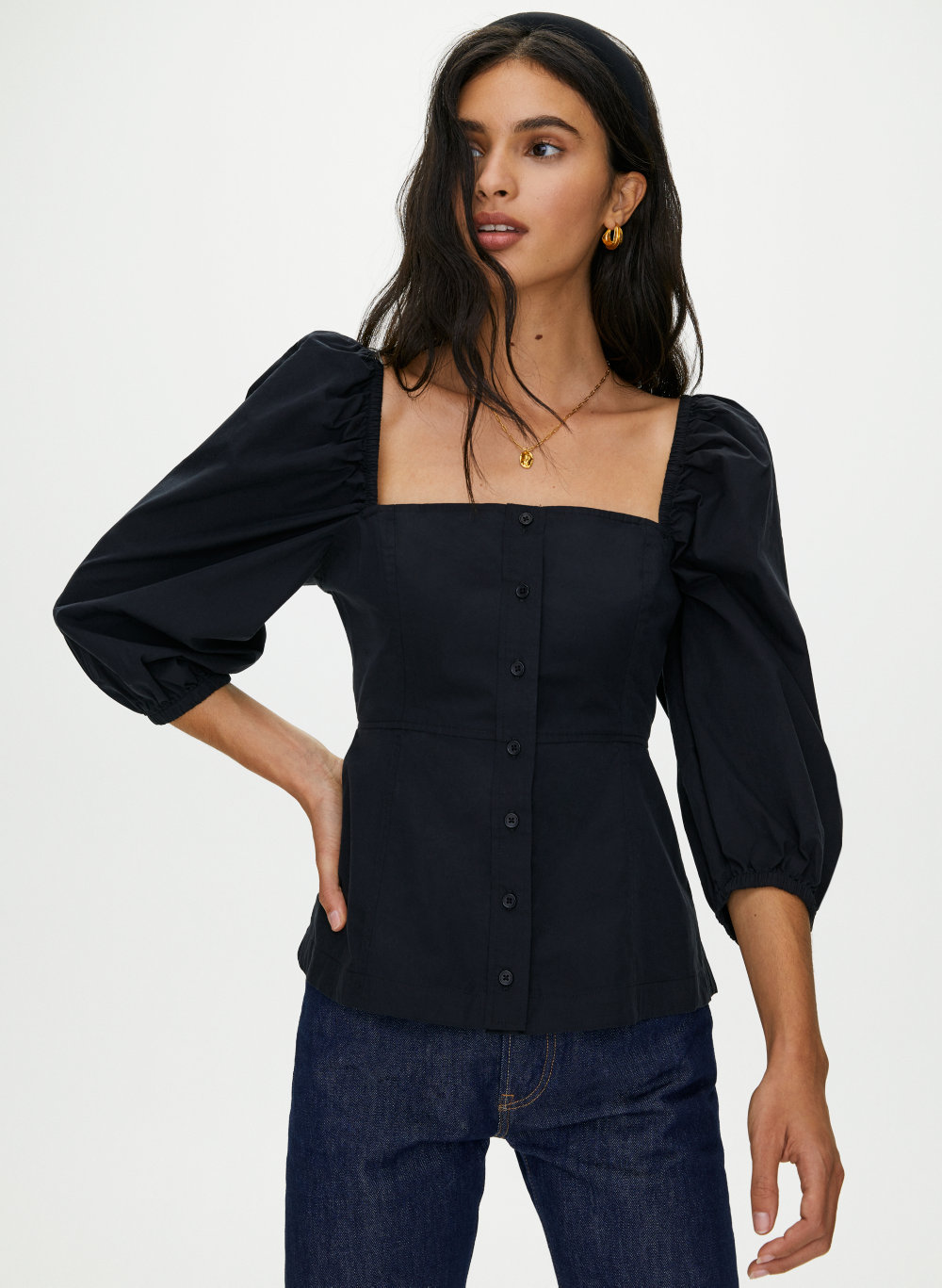 Little Moon LUCKETTE BLOUSE | Aritzia INTL