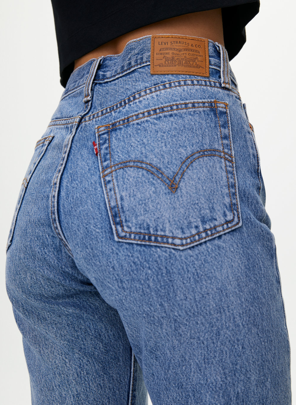levi wedgie mom jeans