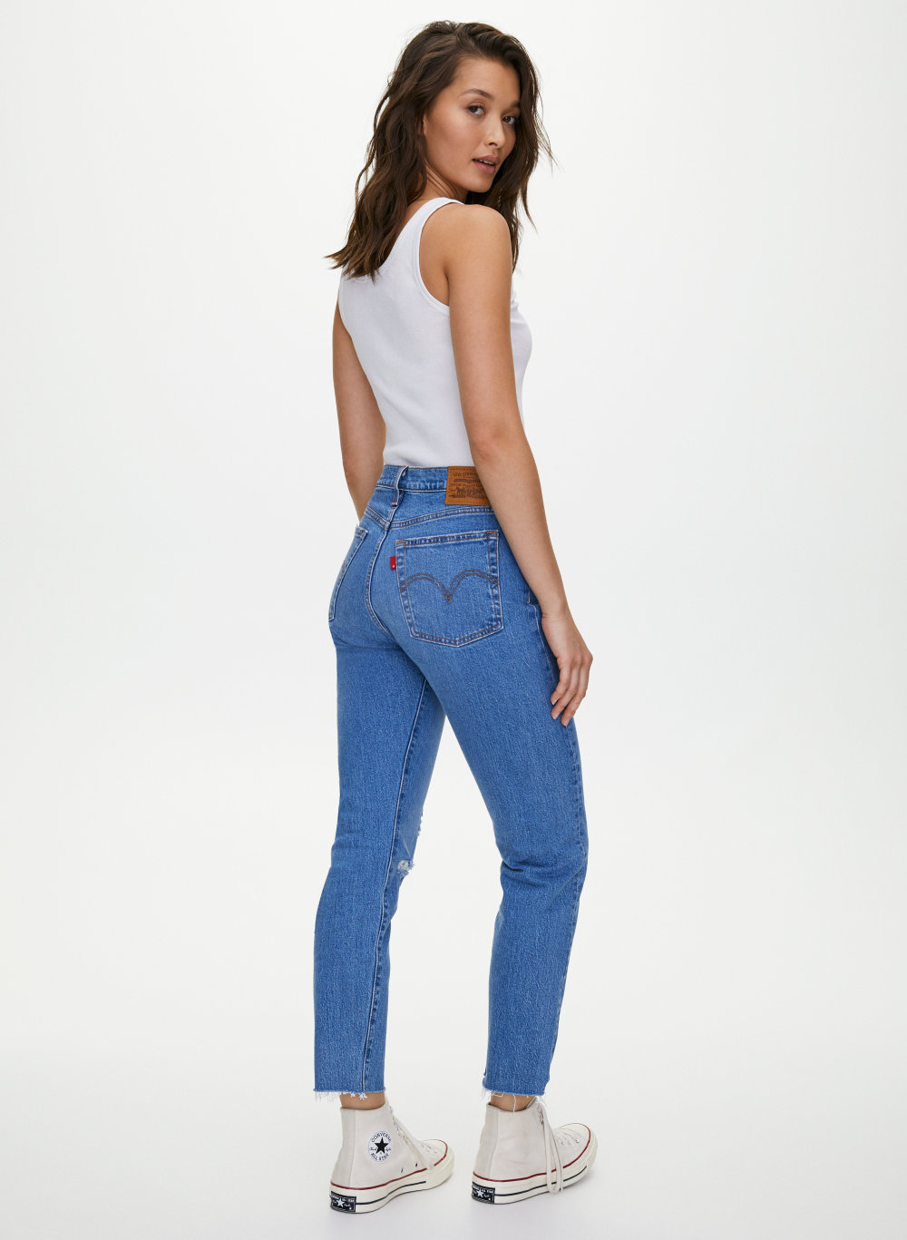 levi's wedgie skinny high rise