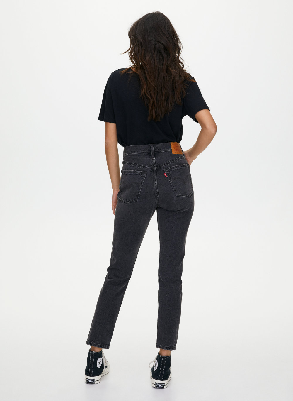 501 skinny jeans black