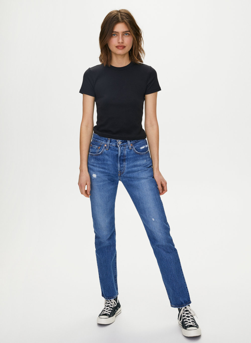 levis 501 jeans dark blue