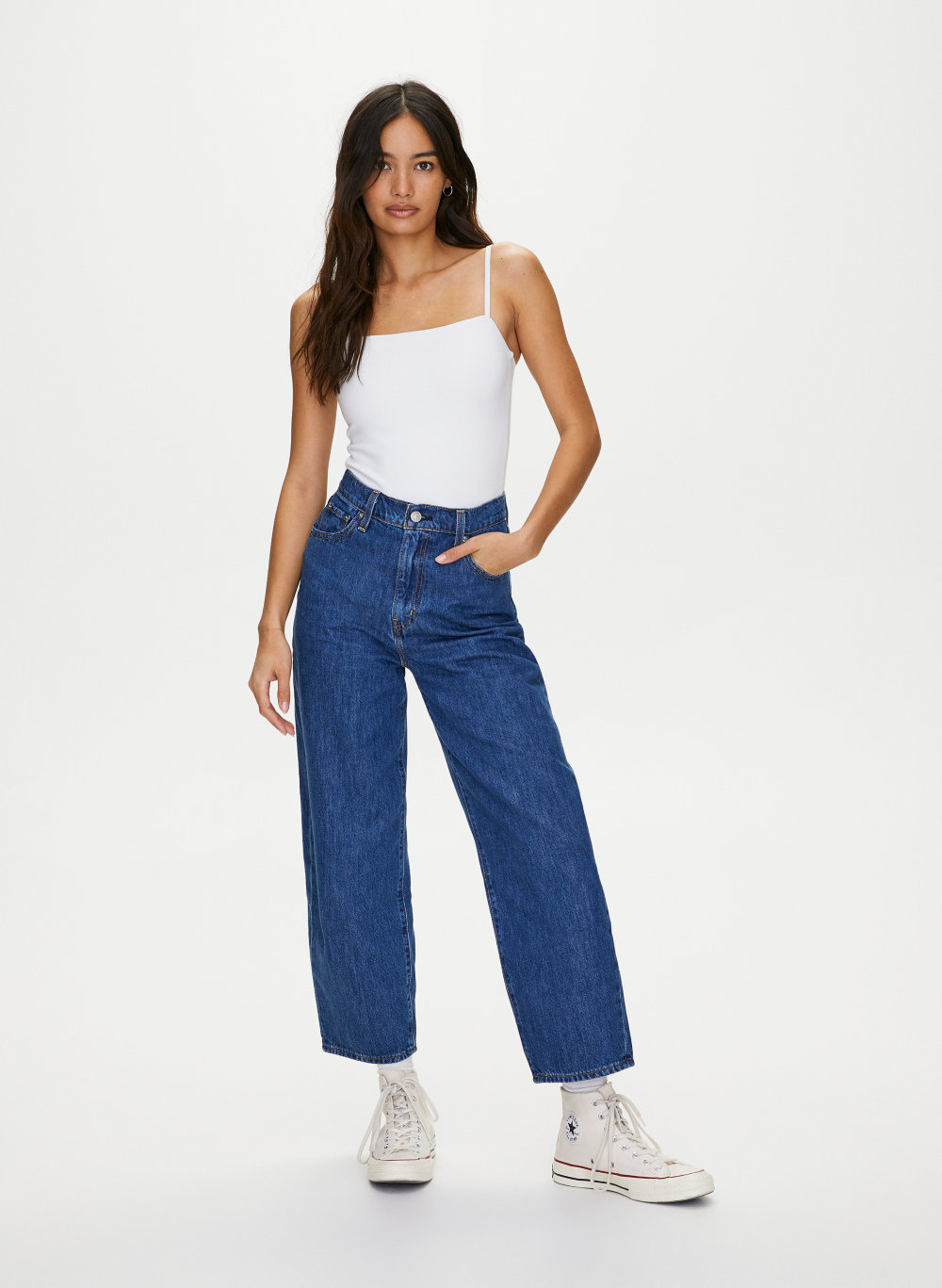 balloon fit jeans